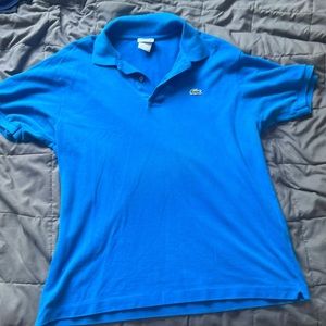 Light Blue Lacoste Polo Size 5